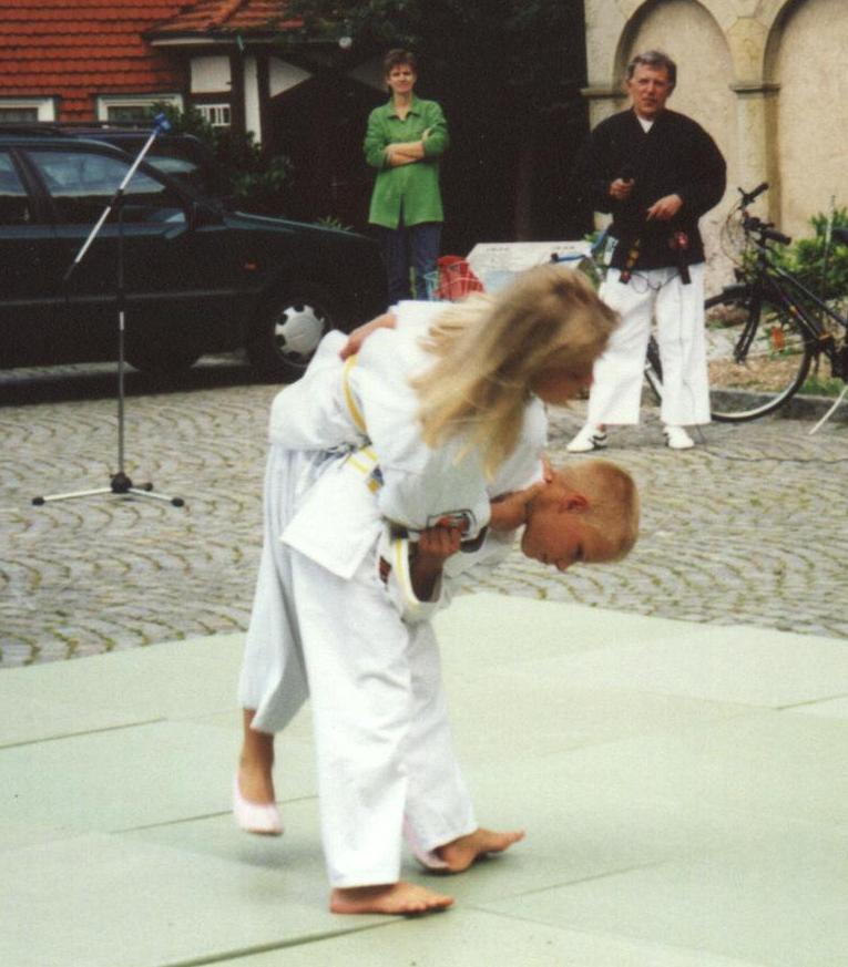 Auch Kleine können werfen